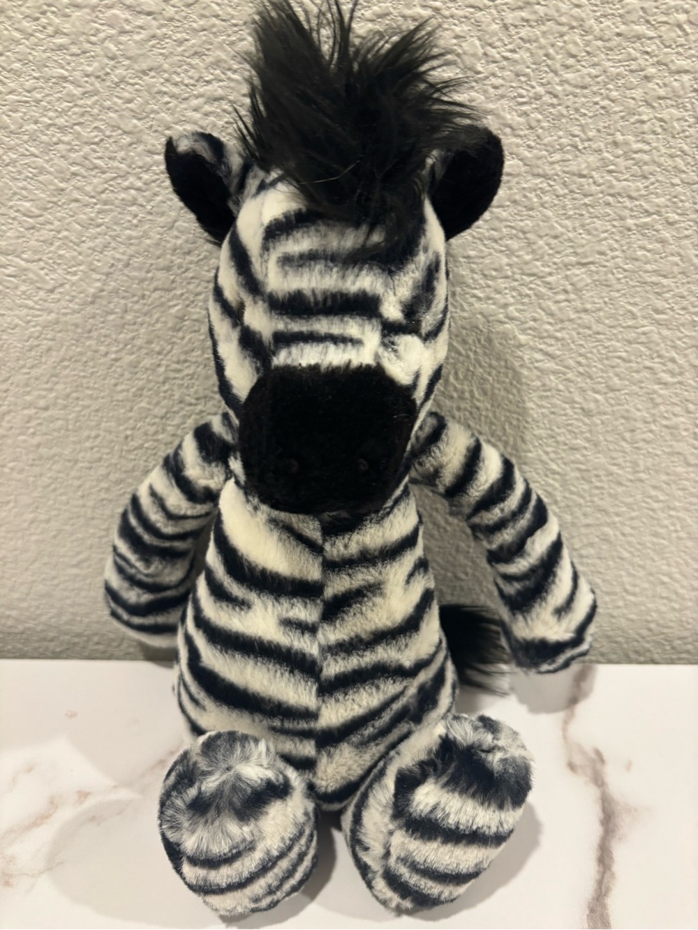Jellycat Black and White Zebra Plush